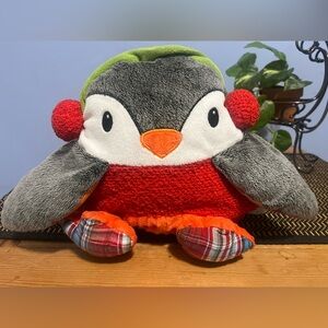 Pier 1 Vibrant Plush Hand Warmer Penguin